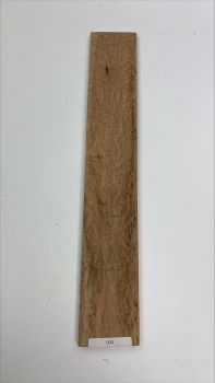 Griffbrett Vogelaugenahorn  braun, 497x80x9mm Einzelstück #004